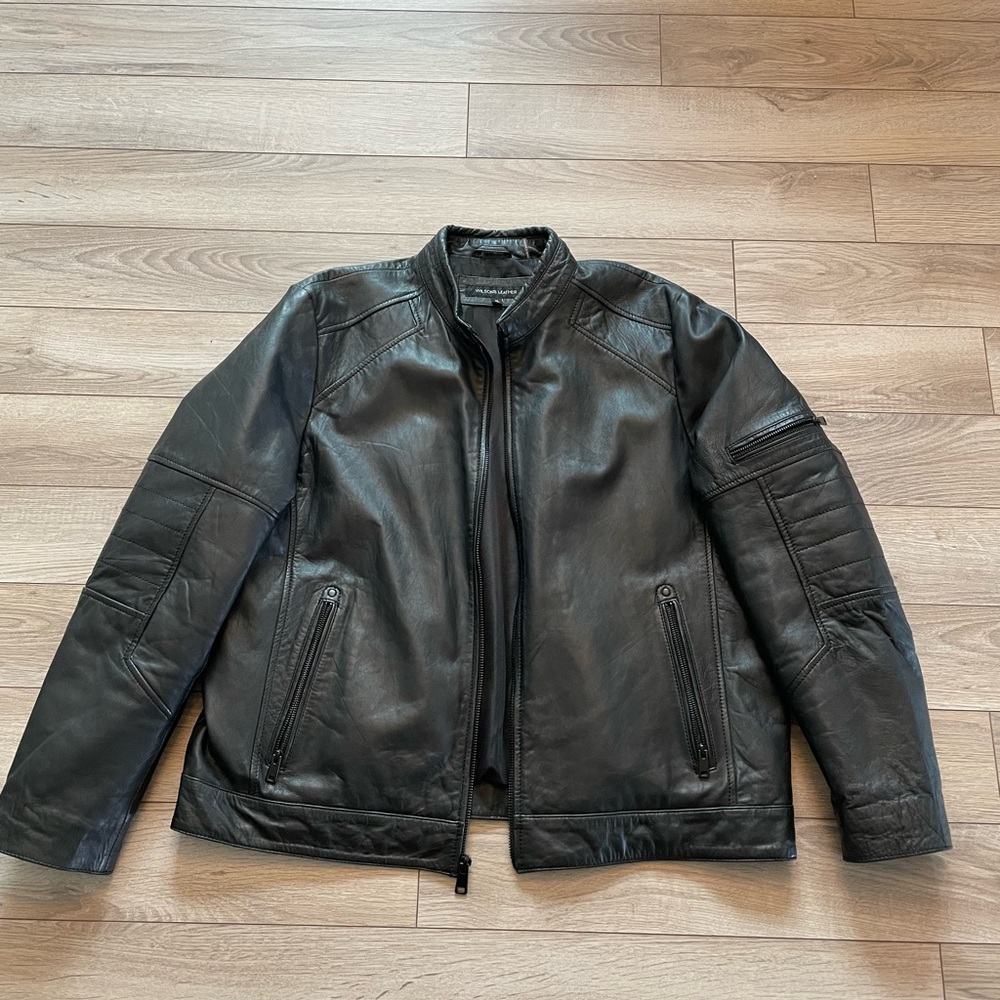 Men's Black Leather Jacket